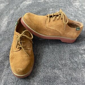 G.H. Bass Classic Suede Derby Shoes | Preppy Academia Tan Size 7.5